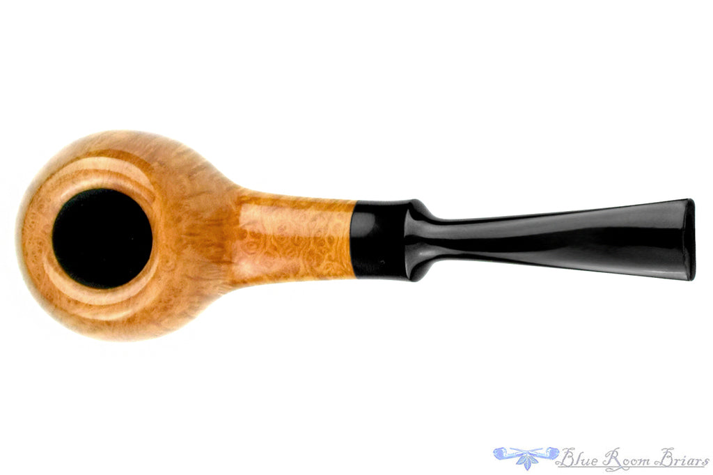 Nate King Pipe 1029 Bent Natural Straight Grain Racing Tomato