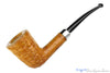 Blue Room Briars is proud to present this Todd Harris Pipe Bent Sandblast Dublin with Silver and Military Mount