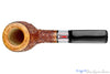 Blue Room Briars is proud to present this Todd Harris Pipe Rusticated Billiard with Fordite