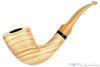 Blue Room Briars is proud to present this Dr. Bob Pipe Bent Olivewood Horn with Acrylic