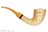 Blue Room Briars is proud to present this Dr. Bob Pipe Bent Olivewood Horn with Acrylic