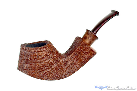 Erik Nielsen Pipe Grade B Contrast Tomato with Buffalo Horn