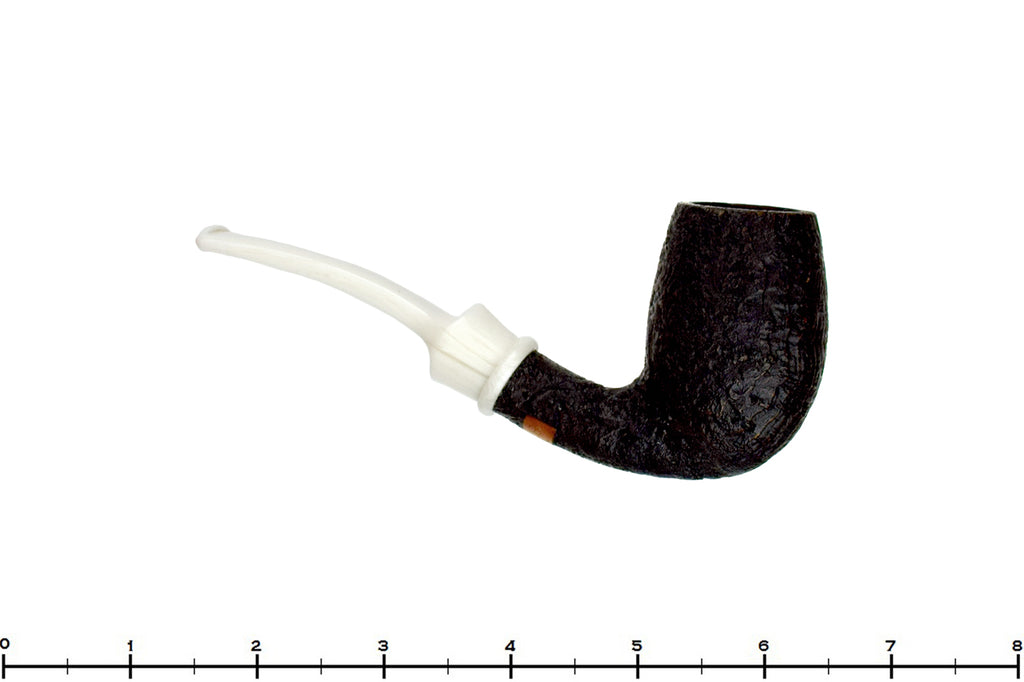 Blue Room Briar is proud to present this BriarWorks Icarus Bent Sandblast Tall Egg with Acrylic Estate Pipe