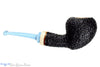 Blue Room Briars is proud to present this Neal Monier Bent Rusticated Strawberry with Ivorite Estate Pipe
