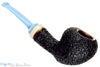 Blue Room Briars is proud to present this Neal Monier Bent Rusticated Strawberry with Ivorite Estate Pipe