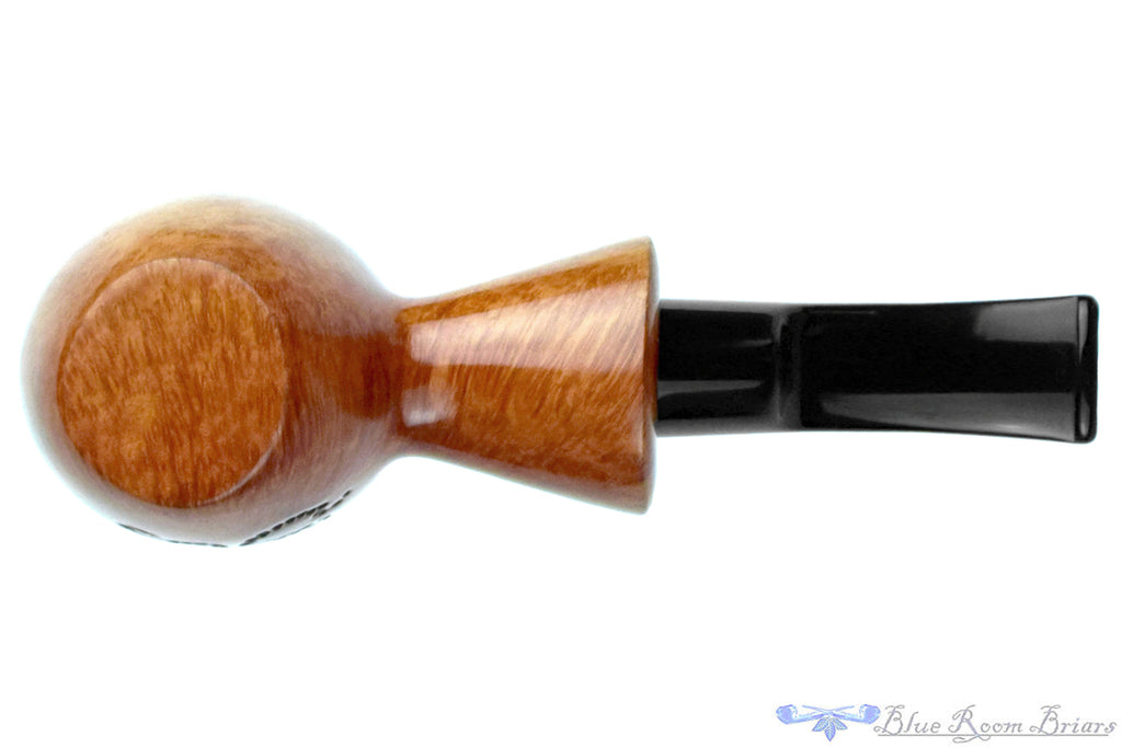 Blue Room Briar is proud to present this Buckeye Spot Carved Freehand Sitter Estate Pipe