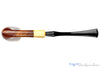 Blue Room Briar is proud to present this Larsen Super 48 Bent Yachtsman with Horn Estate Pipe