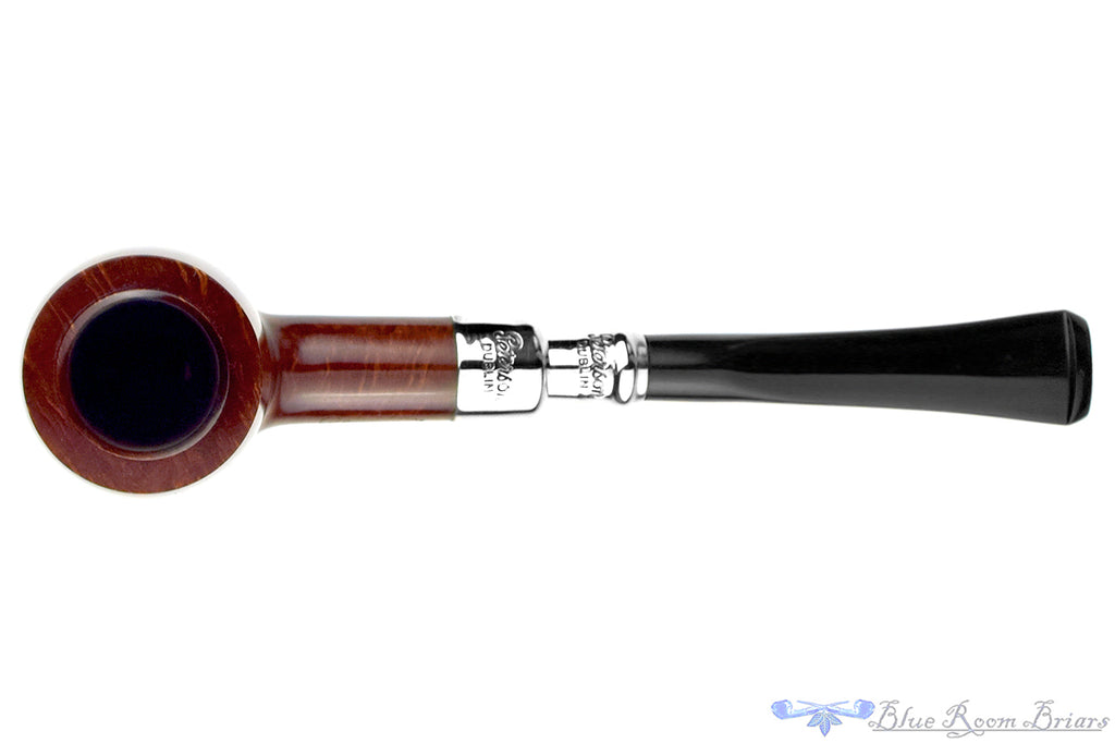Blue Room Briars is proud to present this Peterson Silver Spigot 15 Billiard with Fishtail Estate Pipe