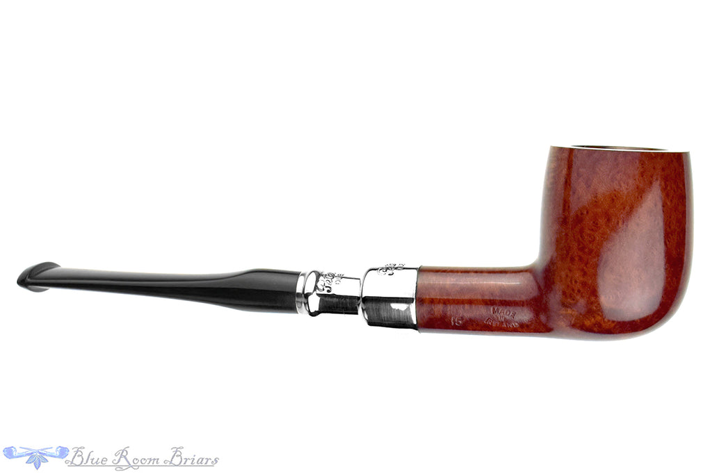 Blue Room Briars is proud to present this Peterson Silver Spigot 15 Billiard with Fishtail Estate Pipe