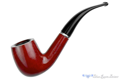Savinelli Tortuga 804 KS Canadian (6mm Filter) with Acrylic Bowl Cap and Brass Estate Pipe
