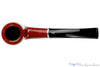 Blue Room Briars is proud to present this Savinelli Arcobaleno 606 KS Bent Billiard (6mm Filter) with Nickel Estate Pipe