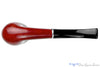 Blue Room Briars is proud to present this Savinelli Arcobaleno 606 KS Bent Billiard (6mm Filter) with Nickel Estate Pipe
