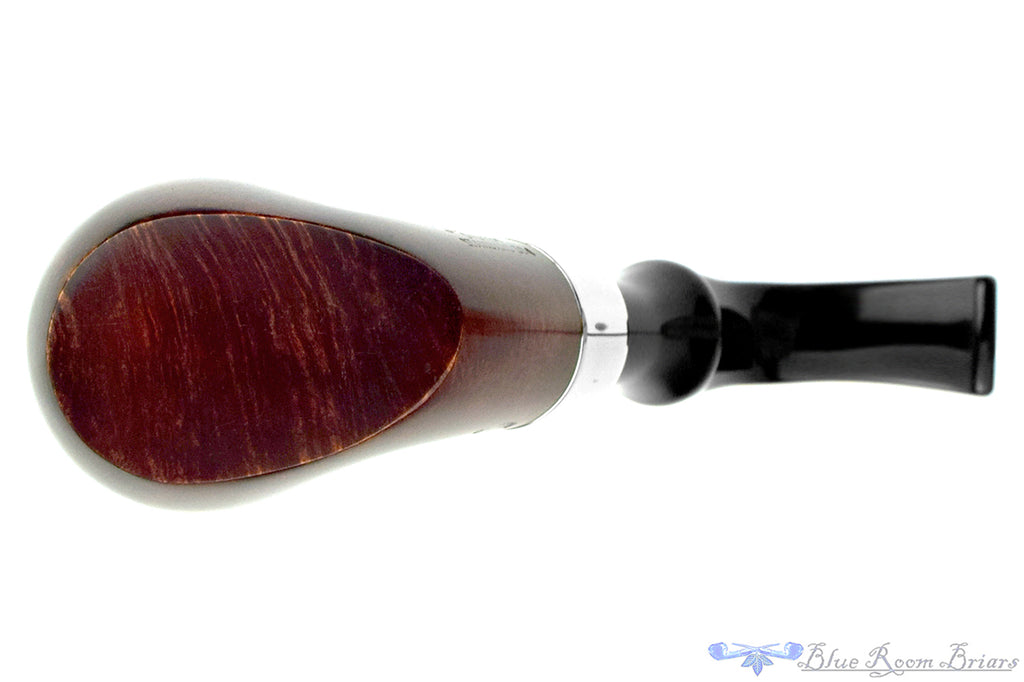 Peterson System Standard 304 Bent Billiard Sitter with Nickel and Fishtail Estate Pipe