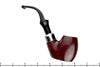 Peterson System Standard 304 Bent Billiard Sitter with Nickel and Fishtail Estate Pipe