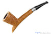 Blue Room Briars is proud to present this Ser Jacopo Calumet Spongia Rusticated with Silver Estate Pipe