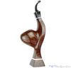 Blue Room Briars is proud to present this HS Studio Standing Ramses with Ebony and Ivorite UNSMOKED Estate Pipe