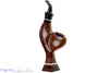 Blue Room Briars is proud to present this HS Studio Standing Ramses with Ebony and Ivorite UNSMOKED Estate Pipe