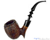 Blue Room Briars is proud to present this Ben Wade Hand Model 100 Bent Sandblast Freehand with Plateau and Ebonite Ferrule Estate Pipe