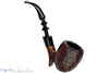 Blue Room Briars is proud to present this Ben Wade Hand Model 100 Bent Sandblast Freehand with Plateau and Ebonite Ferrule Estate Pipe