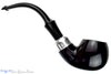 Blue Room Briar is proud to present this Peterson System 302 Bent Apple with Nickel and P-Lip Estate Pipe