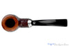 Il Ceppo Bent Contrast Blast Billiard with Silver UNSMOKED Estate Pipe