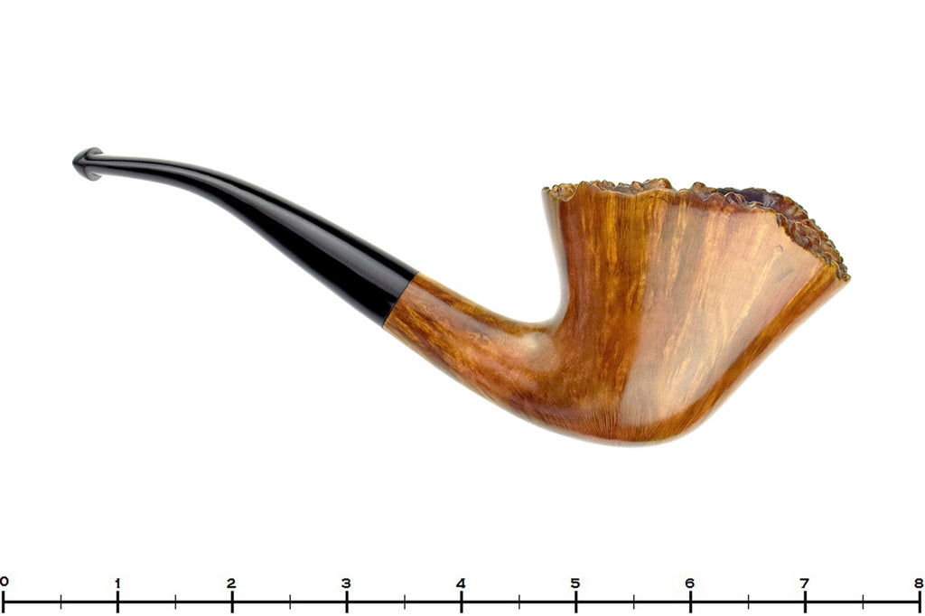Blue Room Briars is proud to present this Grenci Bent Freehand with Plateau Estate Pipe