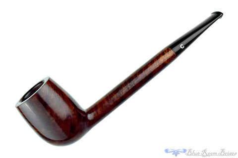 Charatan Selected 4 1/4 Bent Cavalier with Ebonite Estate Pipe Draft with Bowl Coat