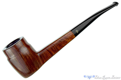 Charatan Selected 4 1/4 Bent Cavalier with Ebonite Estate Pipe Draft with Bowl Coat