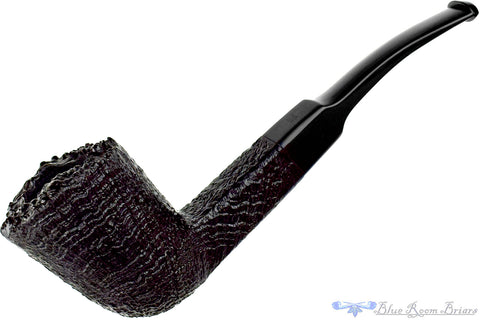 Charatan Selected 4 1/4 Bent Cavalier with Ebonite Estate Pipe Draft with Bowl Coat
