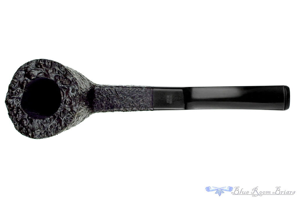 Blue Room Briars is proud to present this Ben Wade Bent Sandblast Freehand Sitter with Square Shank and Plateau Estate Pipe