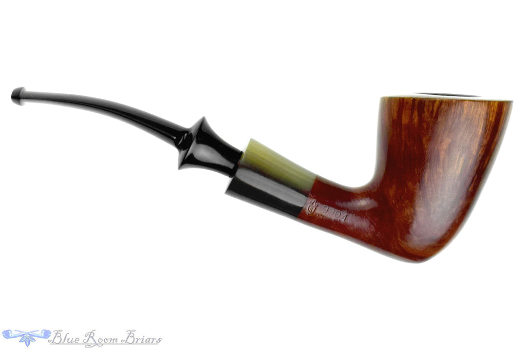 Blue Room Briars is proud to present this Savinelli Nonpareil 9904 Bent Yachtsman with Acrylic Ferrule Estate Pipe