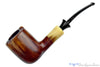 Blue Room Briar is proud to present this Savinelli Nonpareil 9111 Bent Billiard with Horn Estate Pipe