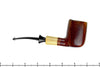 Blue Room Briar is proud to present this Savinelli Nonpareil 9111 Bent Billiard with Horn Estate Pipe