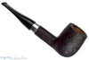 Blue Room Briars is proud to present this Elijah Cole Sandblast Billiard with Nickel UNSMOKED Estate Pipe