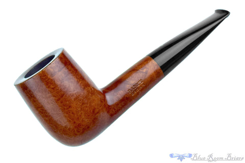 Savinelli Lolita 03 Bent Rusticated Pear (6mm Filter) with Oval Shank and Brass Estate Pipe
