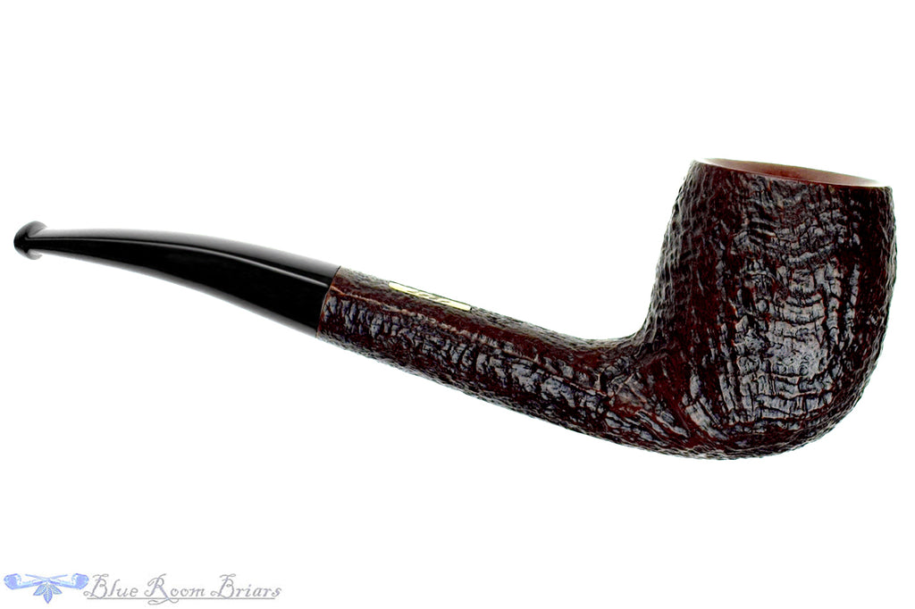 Blue Room Briar is proud to present this Savinelli 1987 Collection Sandblast Bent Apple UNSMOKED Estate Pipe