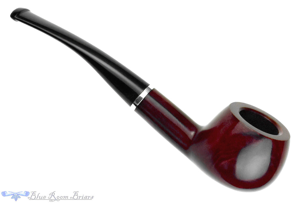 Blue Room Briars is proud to present this Rossi Rubino Antico Prince (6mm Filter) with Nickel Estate Pipe