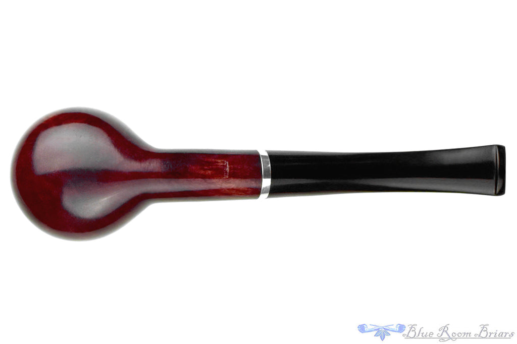 Blue Room Briars is proud to present this Rossi Rubino Antico Prince (6mm Filter) with Nickel Estate Pipe