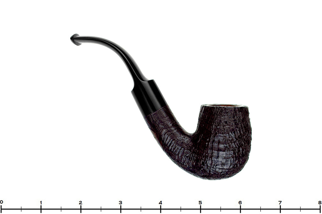 Blue Room Briar is proud to present this Blue Room Briars 4320 Sandblast Bent Billiard Estate Pipe