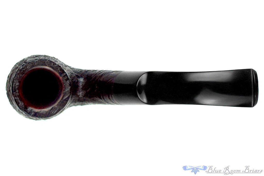 Blue Room Briar is proud to present this Blue Room Briars 4320 Sandblast Bent Billiard Estate Pipe