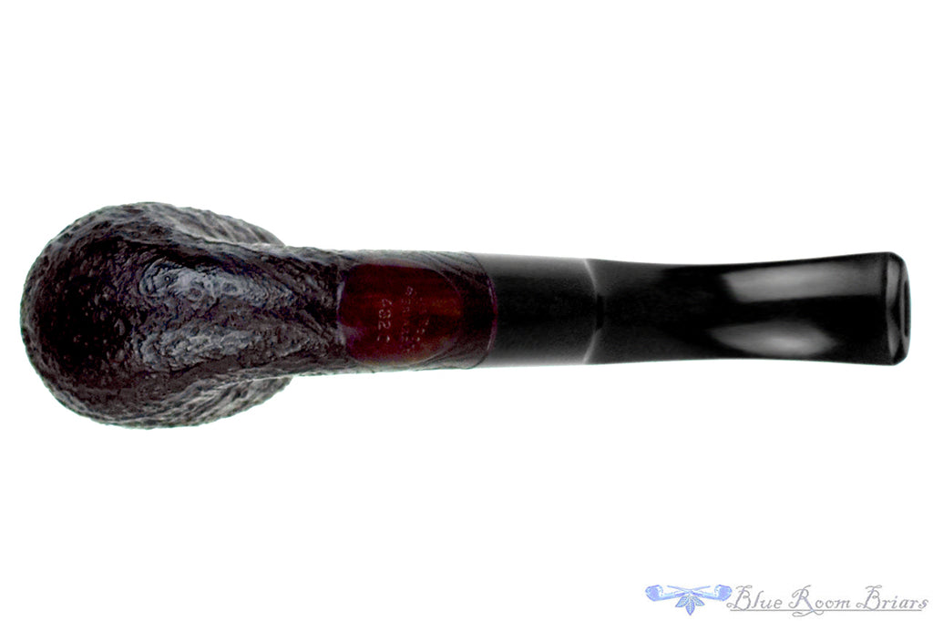 Blue Room Briar is proud to present this Blue Room Briars 4320 Sandblast Bent Billiard Estate Pipe