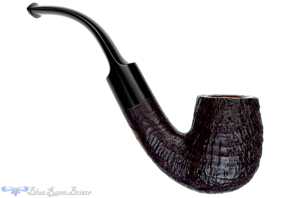 Blue Room Briar is proud to present this Blue Room Briars 4320 Sandblast Bent Billiard Estate Pipe