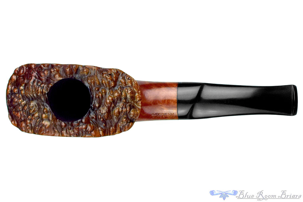 Blue Room Briar is proud to present this Savinelli Autograph 6 Bent Fan Dublin Freehand with Plateau Estate Pipe