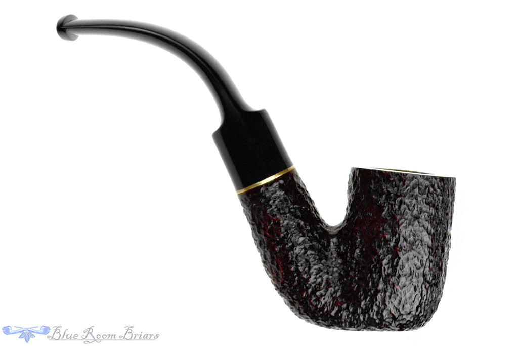 Blue Room Briars is proud to present this Savinelli Roma 620 Rusticated Hungarian (6mm Filter) with Brass Estate Pipe