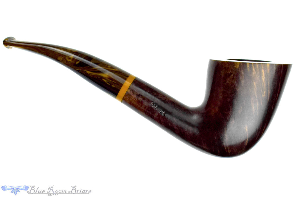 Blue Room Briar is proud to present this Savinelli Tigre 920 KS Bent Yachtsman (6mm Filter) Estate Pipe