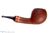 Blue Room Briar is proud to present this Tom Richard Tan Blast Apple with Rosewood and Purple Brindle Estate Pipe