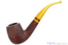 Blue Room Briar is proud to present this  Savinelli Ghibli 606 KS Carved Bent Billiard (6mm Filter) with Acrylic Estate Pipe