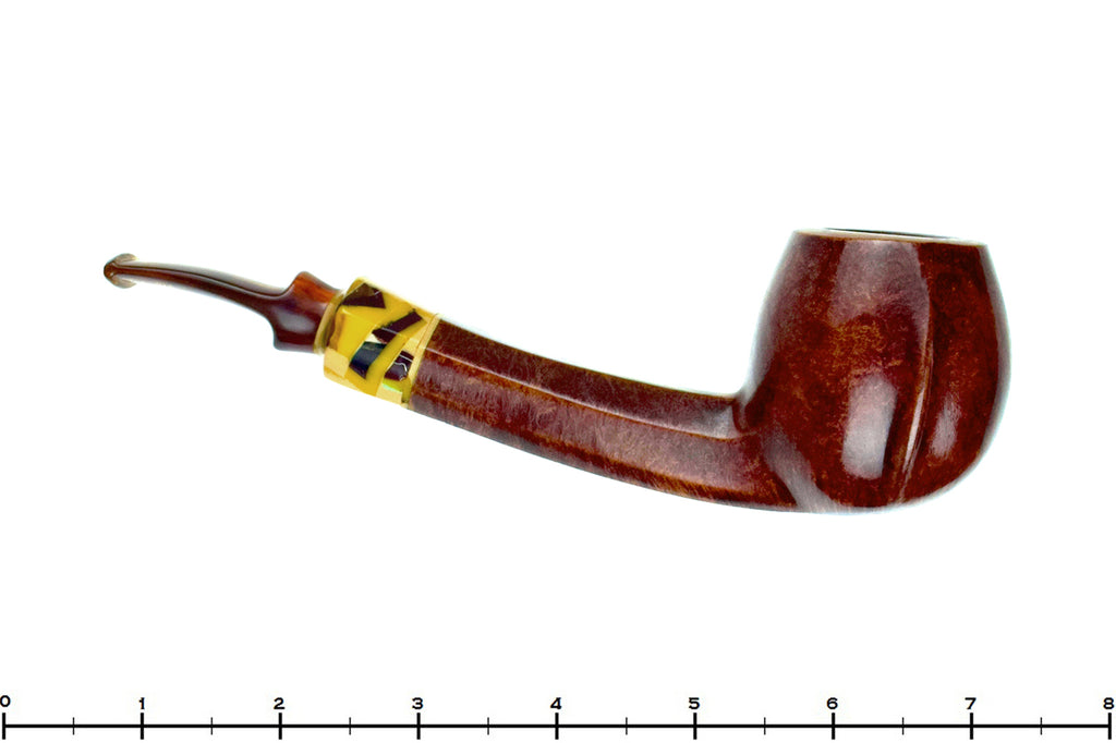 Blue Room Briar is proud to present this Poul Winslow Bent Octagonal Shank Apple with Acrylic Estate Pipe