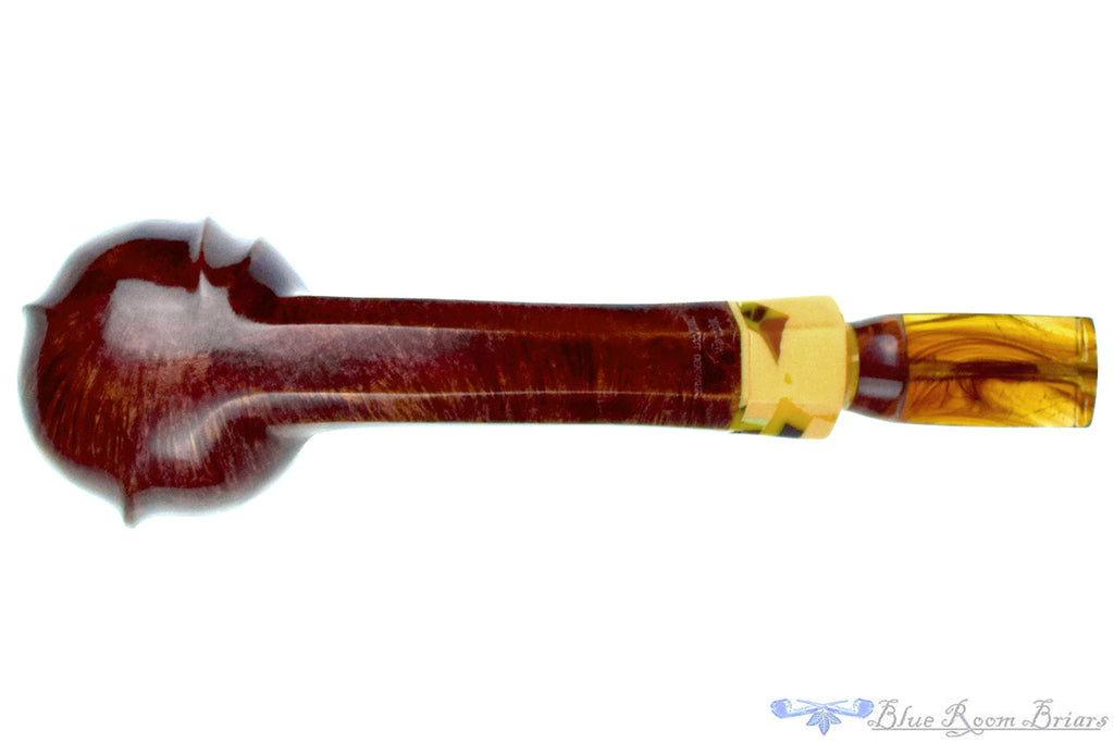 Blue Room Briar is proud to present this Poul Winslow Bent Octagonal Shank Apple with Acrylic Estate Pipe