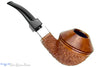 Blue Room Briar is proud to present this Mastra de Paja Ciocco Pesaro Gigante Bent Carved Bulldog with Silver Estate Pipe